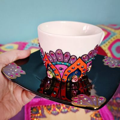 Mandala teacup 