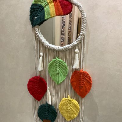 macrame mirror 