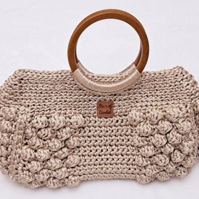 Very elegant crochet bag